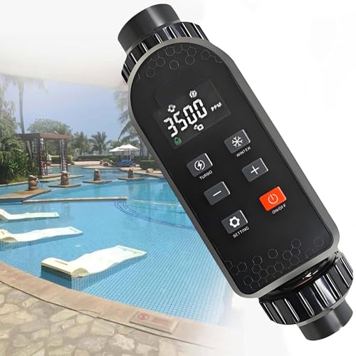 Salzerzeugungssystem, Smart Salzwasser Pool Chlorinator System, Salzchlorgenerator, mit App Fernbedienung, füR DesinfektionsgeräT Schwimmbad. LC300A von PxkVrin