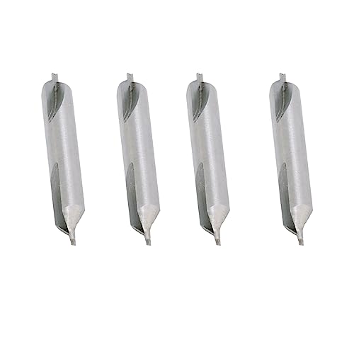 Pxyelec 1,0 mm Zentrierbohrer-Set, HSS-Zentrierbohrer, Senker, 60 Grad Winkel, Bit-Set, Werkzeug für Drehmaschine, Metallbearbeitung, Pack 0f 10 von Pxyelec