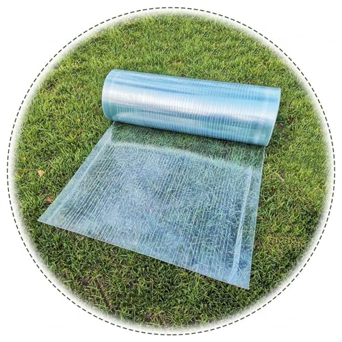 Pxzybd Polycarbonat Dachplatten,Frühbeet Ersatzplatten,0,8mm Leicht Biegbare Und Schneidbare Glasfaser Dachplatte,Gewächshaus Transparente Kunststoffplatten,Wetterfest/Uv-Schutz/Isolierung,W×L-0.6×4m von Pxzybd