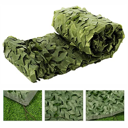 Tarnnetz Grün 2m 3m 4m 5m 6m 7m 8m 9m 10m,Camouflage Netz Bundeswehr,Gartenpergola Terrassenschattennetz,Jagd Tarnung Netz,Camping,Tarnnetz Sonnenschutz,Sichtschutz,Anpassbar,Green-4x8m(13.1*26.2ft) von Pxzybd