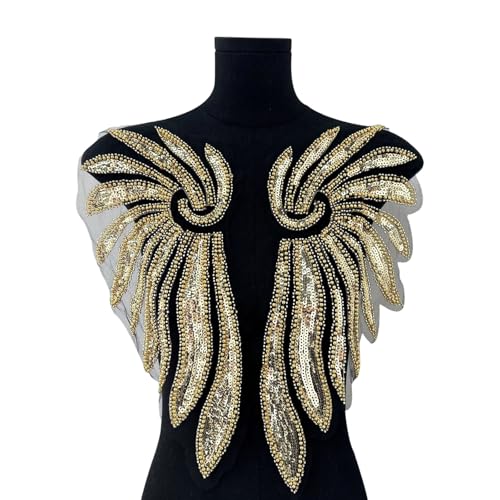 Auffällige Perlenspitzenapplikationen Mit Perlen Pailletten Für Brautkleider Stufe Kostüme Kostümzubehör Verziert Auffällige Perlenspitzenapplikationen Mit Perlen Pailletten Für Brautkleider Stufe Kostüme Kostümzubehör Verziert von Pyasuye