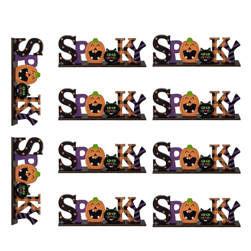 Festival Saisonale Heimverzierung Tragbares Holz Halloween Dekorative Gegenstände Display Ornament Für Partybegeisterte Handgefertigte Holzverzierungen Festival Saisonale Heimverzierung Tragbares Holz Halloween Dekorative Gegenstände Display Ornament Für Partybegeisterte Handgefertigte Holzverzierungen von Pyasuye