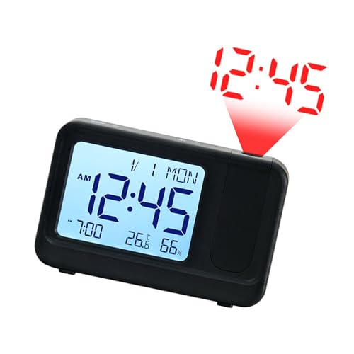Leicht Adaptive Digitale Uhr Mit Temperaturdesign Auto Helligkeit Und Datum Multifunktion von Pyasuye