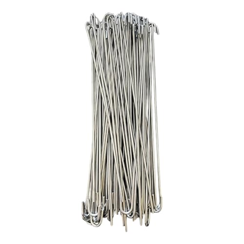 Packung Von 100 Stücken Edelstahl Rostfeste Gartenkrawatten Metallclips Zum Sichern Von Zaunketten Und Außenkonstruktion Wetterfestes Metallzaun Reißverschluss Krawatten von Pyasuye