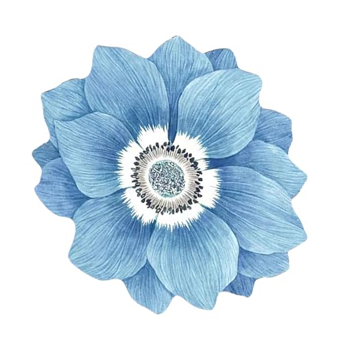 Pyasuye Blumenakzent Teppich 80x80 cm Nonskid Plüschflächen Oberflächen Boden Teppich Für Schlafzimmer Oder Haushaltsgenutzung Teppiche von Pyasuye