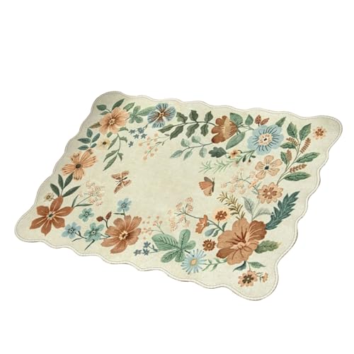 Pyasuye Blumenbereich Teppiche 60x90 cm Weiche Nicht Überrutschbare Küchenmatten Dünne Inneneingangs Teppiche Für Schlafzimmer Badezimmer Waschbare Küchenteppiche Pyasuye Blumenbereich Teppiche 60x90 cm Weiche Nicht Überrutschbare Küchenmatten Dünne Inneneingangs Teppiche Für Schlafzimmer Badezimmer Waschbare Küchenteppiche von Pyasuye