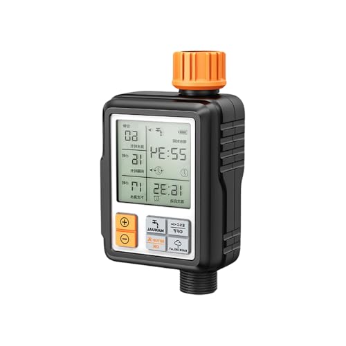 Pyasuye Programmierbares Hausgarten Wassertimer Einstellbarer Zyklus 15 Tage Intervall Regensensoren Batteriebetriebener Bewässerungsgerät Automatische Anlagenwässrigkeit Timer von Pyasuye