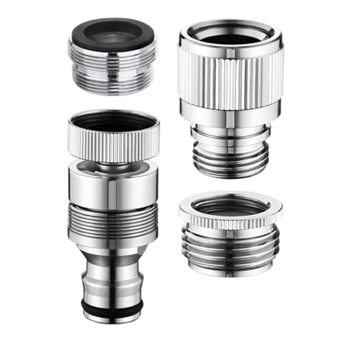 Set Von 4 Lecksicheren Wasserhahnadapter Für Gartenschlauch Und Duschverbindung Waschanschläge Pet Badeschläuche Adapter Außenhahnanschluss Freien Set Von 4 Lecksicheren Wasserhahnadapter Für Gartenschlauch Und Duschverbindung Waschanschläge Pet Badeschläuche Adapter Außenhahnanschluss Freien von Pyasuye