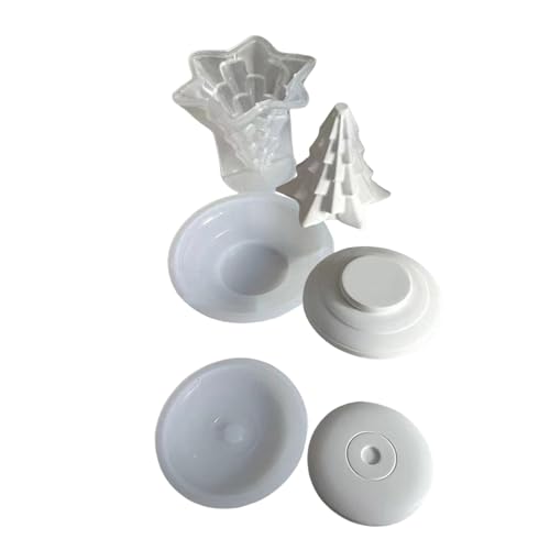 Weihnachtsbaumkerzenhalter Silikonform Kerzenstick Gips Gastungen Formen Für Tischdekorationen Weihnachtsbaumkerzenhalter Kerzensexy Epoxidharz Candlestick von Pyasuye