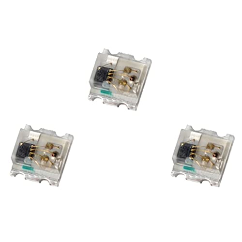 Pyatofly 200 Stück WS2812 2020 LED-Chip 4 Pin Mini PCB Weiß Adressierbar RGB Digital Full Color LED-Chip DC5V für LED-Bildschirm Streifen von Pyatofly