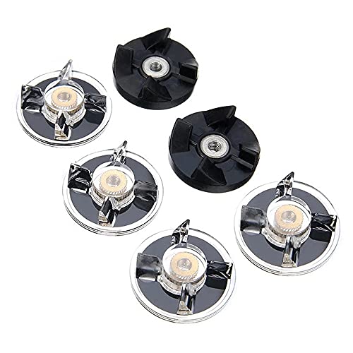 Pyatofy 4 Kunststoff Getriebe Sockel + 2 Gummi-Getriebe für Magic 250W Mixer Teile von Pyatofy