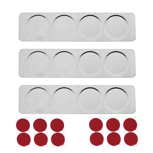 Pyatofyy Magnetisches Gewürzregal aus Edelstahl, Wandplatte, magnetischer Gewürzdosensockel von Pyatofyy