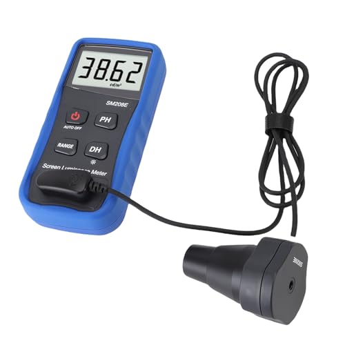 Handheld Digitales Radiometer Zur Messung von Ultravioletten Licht, Bildschirmhelligkeitsmesser Genaue Datenspeicher und Ausgangskalibrierung Farbbildschirm Luminanzmessgerät, von Pyhodi