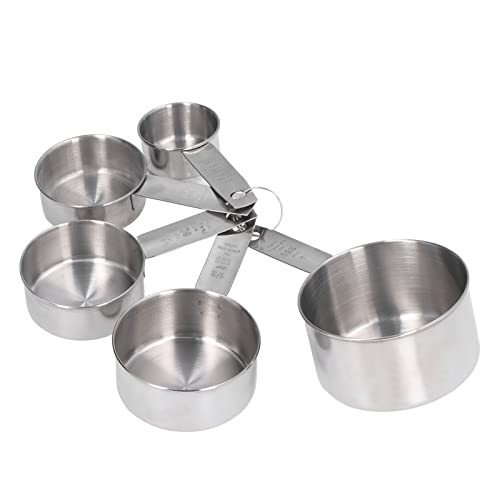 Messung Tassen, Magnetischer Edelstahl Messung Tassen 5 -teiliges Stapelsatz mit Skala für Trockene Flüssige Zutaten Messung, Küchengeräte Metallbecher Zum Kochen des Backens Messung Tassen, Magnetischer Edelstahl Messung Tassen 5 -teiliges Stapelsatz mit Skala für Trockene Flüssige Zutaten Messung, Küchengeräte Metallbecher Zum Kochen des Backens von Pyhodi