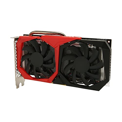 PCI Express 3.0 Grafikkarte, RTX2060 6G GDDR6 192Bit RTX2060 Dual Fan Computer PC Gaming Video Grafikkarte, DP/HDMI/DVI Ports, 4K Ausgang, Unterstützung DirectX 12, OpenGL 4.5 von Pyhodi