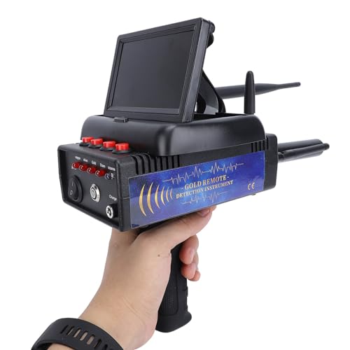 Pyhodi 1200 M Range 25m Tiefe Empfindliche Handheld -Metalldetektor, Unterirdischer Metallscanner, Schatzmesser mit Display, für Kupfergold Silber, Mikrocomputer -kontrollierte (EU-Stecker) von Pyhodi