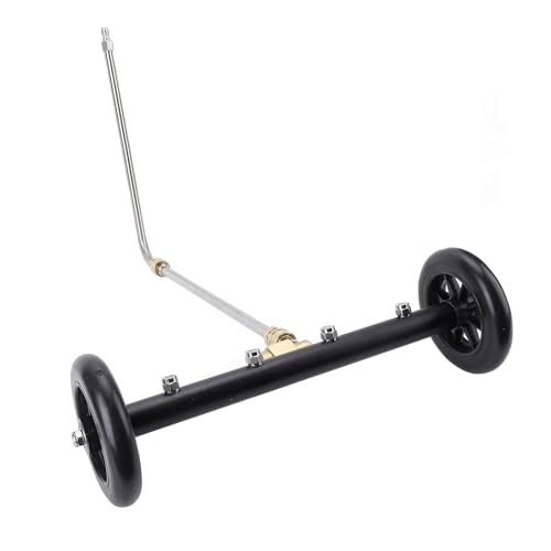 Pyhodi 6 -Zoll -Fahrwerk Unterdrücker -Waschanhang, 4000 Psi Doppelfunktion Wasserbesen für Druckwaschmaschinen -Unterstarkreiniger mit 3 Teilen Verlängerungstab für LKW -SUVs von Pyhodi