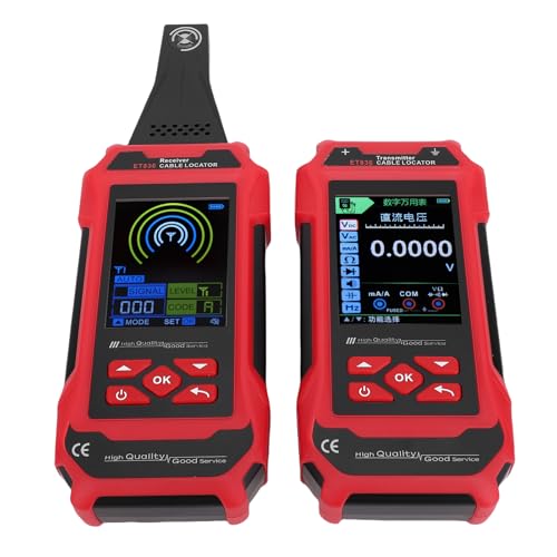 Pyhodi AC DC Advanced Circuit Tracer und Breaker Finder Kit, Drahttracer Electrical in der Wand Unterirdisch Kurzer Erkennung mit Taschenlampe, Breakpoint -Kurzschlussfinder Pyhodi AC DC Advanced Circuit Tracer und Breaker Finder Kit, Drahttracer Electrical in der Wand Unterirdisch Kurzer Erkennung mit Taschenlampe, Breakpoint -Kurzschlussfinder von Pyhodi