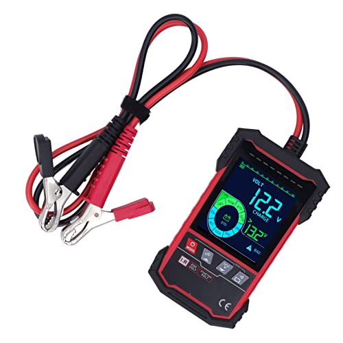 Pyhodi Autobatterietester, 12V 24 V 100 Bis 1999cca Universal-Autobatterietester Mutifuktional Digital Auto Batterie Lastanalysator Ladung CRanking System Tester für LKW Marine Pyhodi Autobatterietester, 12V 24 V 100 Bis 1999cca Universal-Autobatterietester Mutifuktional Digital Auto Batterie Lastanalysator Ladung CRanking System Tester für LKW Marine von Pyhodi
