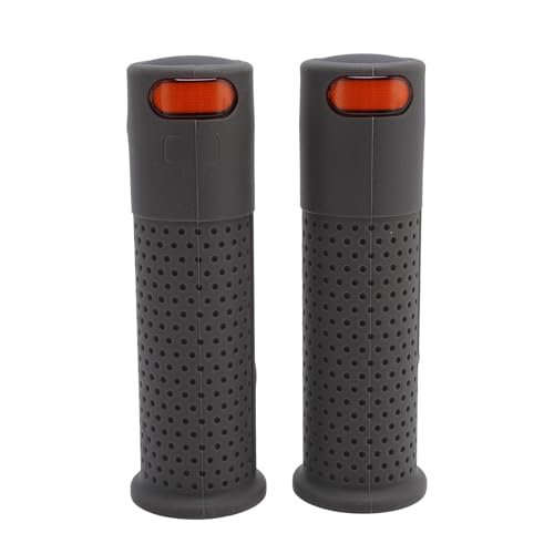 Pyhodi Blinker für E-Scooter, Wiederaufladbare Scooter-Lenkergriffe, Intelligente Lenkerwarnleuchte mit Ferngesteuertem Blinkerzubehör, Universeller Gummigriff mit Bedienungsanleitung von Pyhodi