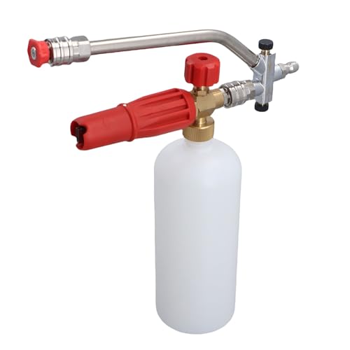 Pyhodi Druckreinigerschaumkanone mit 1/4 Zoll Schnellanschluss 1l Seifensprühgerät mit Dual -Stecker -Zubehör und 5 Düsen, 5000psi Power Waschmaschine Doppelspitzenaufsatz Pyhodi Druckreinigerschaumkanone mit 1/4 Zoll Schnellanschluss 1l Seifensprühgerät mit Dual -Stecker -Zubehör und 5 Düsen, 5000psi Power Waschmaschine Doppelspitzenaufsatz von Pyhodi