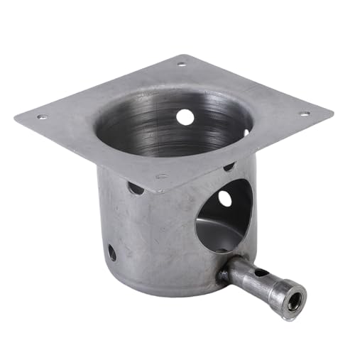 Pyhodi Edelstahl Feuer Burn Topf und Hot Rod Ignitor Kit Ersatzteile für Pellet Grill Edelstahl, Feuer Topf Zubehör mit Stecker, Schrauben, Hot Rod Ignitor von Pyhodi