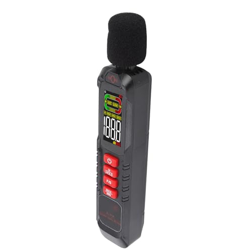Pyhodi Geräuschmessungsschallpegelmessgerät, eine Gewichtete Schnelle/Langsame Reaktion, Echtzeitüberwachung, 30-130 DB Reichweite mit Maximalem Modus, Winddichtem Ball, für Fabrik, von Pyhodi