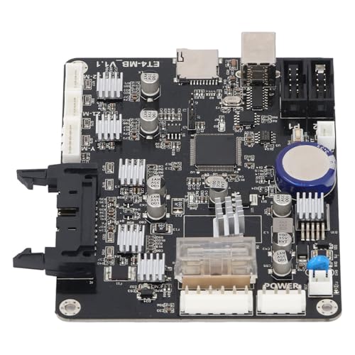 Pyhodi Hochleistungs-32-Bit-3D-Drucker-Hauptplatine, 3D-Drucker-Hauptplatine 32 Bit, Integrierter A4988-Motortreiberchip, Burn ET5X-Firmware-Steuerplatine für Anet ET5X 8–35 V von Pyhodi