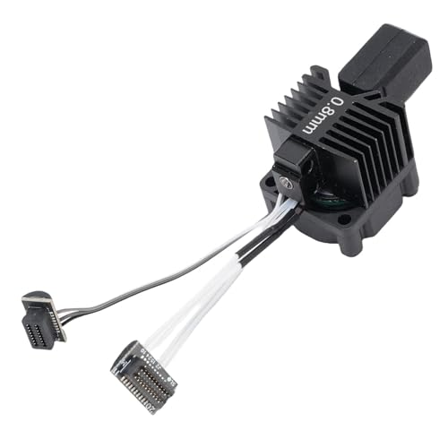 Pyhodi Hot-End-Ersatz für Lab P1P P1S 3D-Drucker, Doppelkugellager, 0,8 Mm, Integrierte Düse aus Gehärtetem Stahl mit Kühllüfter, Heizungsthermistor, 3D-Druckerzubehör von Pyhodi