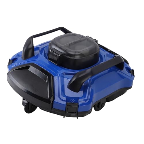 Pyhodi Kabelfreier Roboterpool Cleaner Smart Self Self -Parken Dual Filter Automatische Pool -Vakuum mit 5000 -mAh -Akku & 110 Minuten Laufzeit & IPX8 Wasserdicht für Flache Pools (EU-Stecker) von Pyhodi