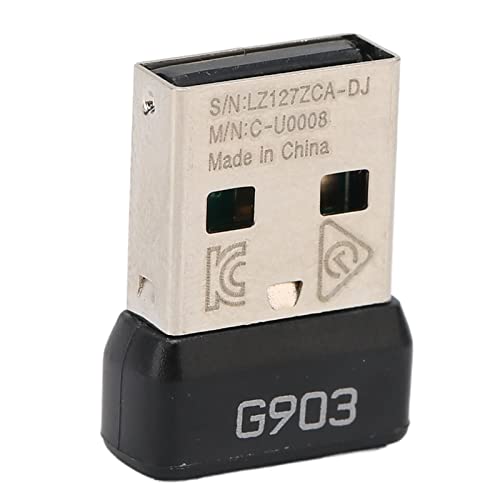 Pyhodi USB Unifying Receiver, USB-Konverter-Mausempfänger für die Kabellose G903 Lightspeed-Maus, 2,4-GHz-Wireless-Technologie, Keine Latenz oder Aussetzer Pyhodi USB Unifying Receiver, USB-Konverter-Mausempfänger für die Kabellose G903 Lightspeed-Maus, 2,4-GHz-Wireless-Technologie, Keine Latenz oder Aussetzer von Pyhodi