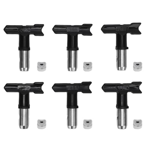 Pyhodi Luftless Lack -Sprühpistolenspitze, 209 211 313 415 517 623 Sprühdüsen -Set für Home Decoration Industrial Finishing Farbe, Stabil und Langlebig von Pyhodi