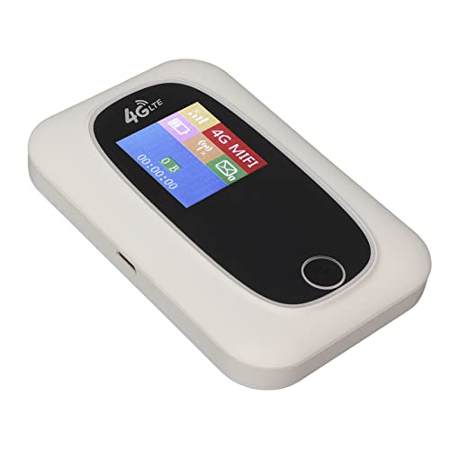 Pyhodi Mobiler WLAN-Hotspot, 2000 MAh Akku 4G LTE Entsperrtes WLAN-Hotspot-Gerät, Kompakter Tragbarer WLAN-Router mit SIM-Kartensteckplatz für Zuhause, Büro, Reiseunterstützung von Pyhodi
