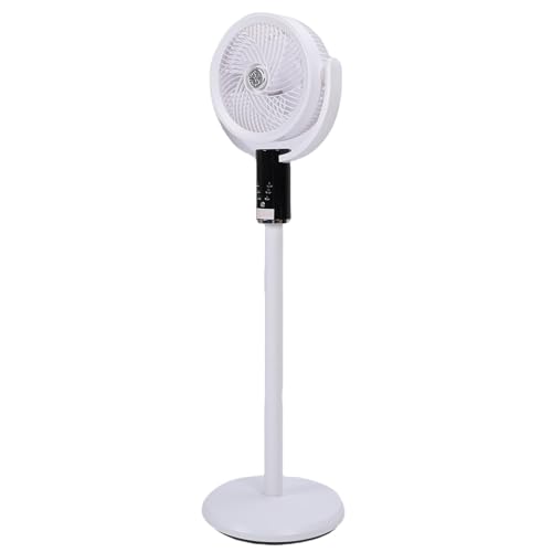 Pyhodi Multi -Geschwindigkeits -Lüfter, 12 -Zoll -wiederaufladbarer Schreibtischventilator mit Fernbedienung, Ruhiger Tragbarer Bodenventilator mit USB, Leichtem Design für Zuhause, von Pyhodi