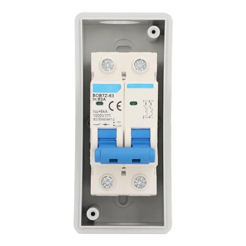 Pyhodi Photovoltaic Isolator Solar Switch, Plug und Play CC Isolator Solar Switch Survolt Protection 63A 1000V Breite Anwendung mit Verteilungsbox für RV Pyhodi Photovoltaic Isolator Solar Switch, Plug und Play CC Isolator Solar Switch Survolt Protection 63A 1000V Breite Anwendung mit Verteilungsbox für RV von Pyhodi