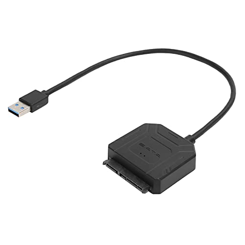 Pyhodi SATA-zu-USB-3.0-Adapter, USB-3.0-zu-SATA-III-Festplatten-Adapterkabel, SATA-Adapter-Konverter, Unterstützt HDD/SSD-Datenübertragung, Kompatibel für 2,5 3,5 Zoll SATA USB 3.0 von Pyhodi