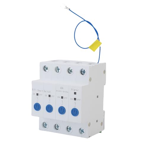 Pyhodi Smart WiFi Circuit Breaker, Miniatur Circuit Breaker Flames Repared Shells Unterstützen WiFi -Mobiltelefon -App -Fernbedienung, 4p Isolierte Timing -Smart -Power -Switch für Pyhodi Smart WiFi Circuit Breaker, Miniatur Circuit Breaker Flames Repared Shells Unterstützen WiFi -Mobiltelefon -App -Fernbedienung, 4p Isolierte Timing -Smart -Power -Switch für von Pyhodi
