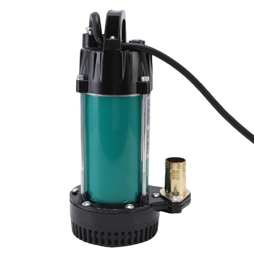 Pyhodi Starke Tauchpumpe aus Edelstahl, 300 W 22m Hebe 4m3 / H Durchflussrate Elektrische Wasserpumpe mit 2,5 M Kabel, Integriertem Gehäuse, Verbesserter Motor, Geeignet für (DC12V) von Pyhodi