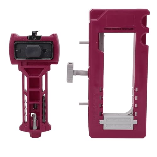 Pyhodi Türscharnier -Installations -Kit, Türscharnier und Riegelinstallationskit Kunststoff Rot Genaue Mortiser -Vorlage mit Aufbewahrungsbox für 1 3/8 Zoll oder 1 3/4in DOORY Pyhodi Türscharnier -Installations -Kit, Türscharnier und Riegelinstallationskit Kunststoff Rot Genaue Mortiser -Vorlage mit Aufbewahrungsbox für 1 3/8 Zoll oder 1 3/4in DOORY von Pyhodi