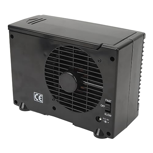Tragbare Klimaanlagen, DC12V-Mini-Klimaanlage und Kleiner Persönlicher Verdunstungsluftkühler und Luftbefeuchterventilator, 2-Gang-verstellbarer Auto-Luftkühler, Verbessern die von Pyhodi
