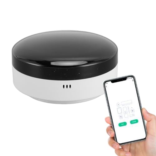WiFi-, Infrarot- und RF-433-MHz-Hub, Smart Life-App-Steuerung, Familienfreigabe, Benutzerdefinierter DIY-Modus, 32 Mesh-Subgeräte, EV1527-Kodierung, App, Sprachsteuerung von Pyhodi