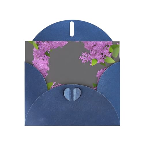 Einrahmung lila Blumen in Blüte Druck Geschenkkarten, Unisex-Geburtstagskarten, Dankeskarten mit Umschlägen Einrahmung lila Blumen in Blüte Druck Geschenkkarten, Unisex-Geburtstagskarten, Dankeskarten mit Umschlägen von Pyjwyfmy