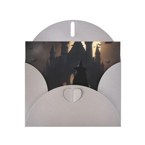 Halloween-Geschenkkarten, Gothic-Druck, Unisex-Geburtstagskarten, Dankeskarten mit Umschlägen Halloween-Geschenkkarten, Gothic-Druck, Unisex-Geburtstagskarten, Dankeskarten mit Umschlägen von Pyjwyfmy