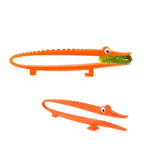 Pylônes, kleine Servierzange – Mini Croc', Orange von Pylônes