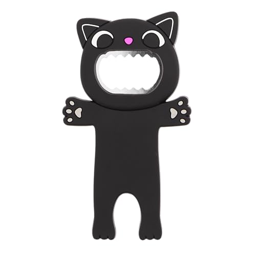 Pylones - Flaschenöffner – Ani-Opener – schwarze Katze von Pylones