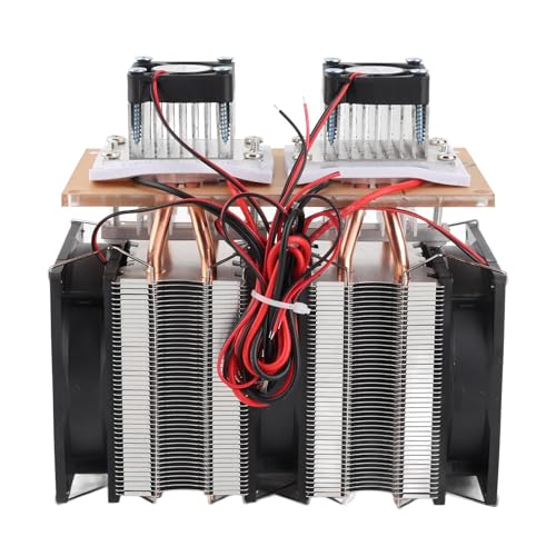 12706 Peltier Kühlaggregat, Thermoelektrischer Kühler, 12V 144W Doppelkern Kaltleiter - Effiziente Kühlung, Geräuscharmer Betrieb, Ideal Für Kleine Kühlsysteme von Pyltha