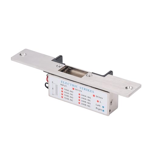 Elektrischer Türöffner 12V, Electric Strike NC Mode Fail Secure, Für Metall - und Holztüren - Einfache Montage, Elektronische Zutrittskontrolle, Notstromfunktion für Sicherheit Elektrischer Türöffner 12V, Electric Strike NC Mode Fail Secure, Für Metall - und Holztüren - Einfache Montage, Elektronische Zutrittskontrolle, Notstromfunktion für Sicherheit von Pyltha