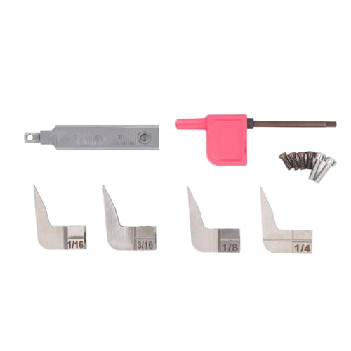 Fräsköpfe Oberfräse Holz, 4 Pcs HM Hobelklingen Set 1/16-1/4 Zoll Breite - Langlebige Carbidschneiden, Präzise Handhobel Ersatzmesser Für Holzverarbeitung Fräsköpfe Oberfräse Holz, 4 Pcs HM Hobelklingen Set 1/16-1/4 Zoll Breite - Langlebige Carbidschneiden, Präzise Handhobel Ersatzmesser Für Holzverarbeitung von Pyltha