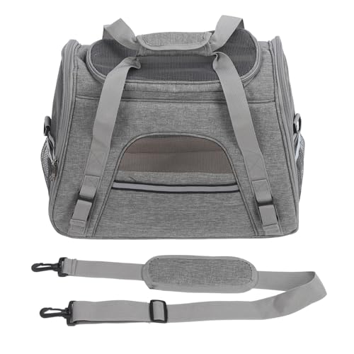 Hundetragetasche Grau, Große Kapazität, Atmungsaktiv, Weiche Seiten - Vielseitig Nutzbar, Bequeme Reise, Ideal Für Kleine Hunde Und Katzen Hundetragetasche Grau, Große Kapazität, Atmungsaktiv, Weiche Seiten - Vielseitig Nutzbar, Bequeme Reise, Ideal Für Kleine Hunde Und Katzen von Pyltha