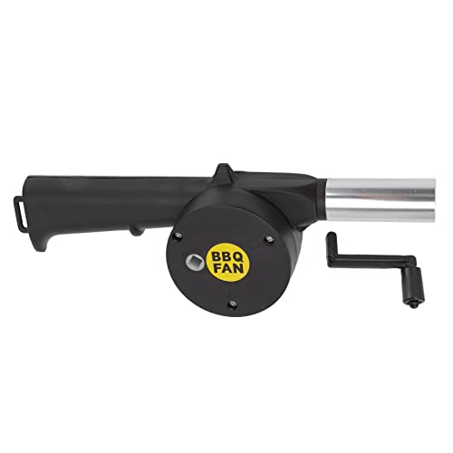 Luftgebläse Mini Hohe Temperatur Easy Reinigung Handheld Tragbarer BBQ -Lüfter Schwarz schwarz von Pyltha